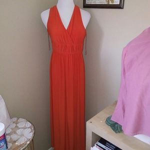 American Living Orange Maxi Dress